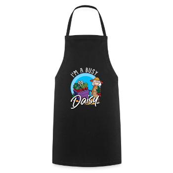 Hobby Gardener Garden Gardener Daisy - Cooking Apron - black - Front - AI Model Male 185 dark (185cm)