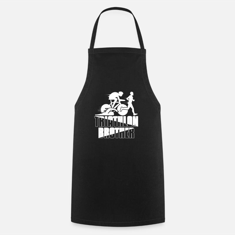 Triathlon - Kochschürze - Schwarz