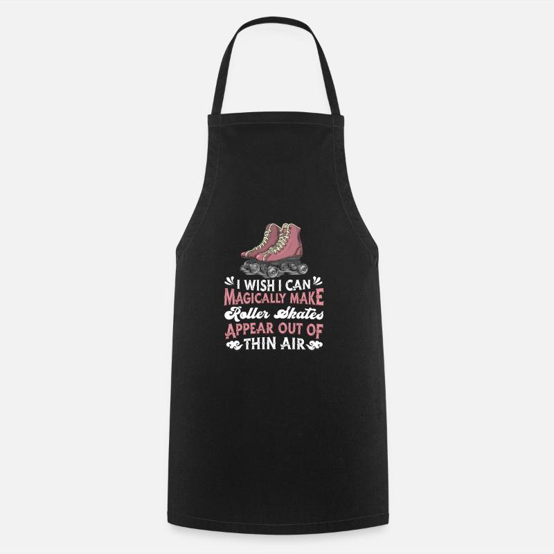 Roller Skates Running Roller Skates - Cooking Apron - black
