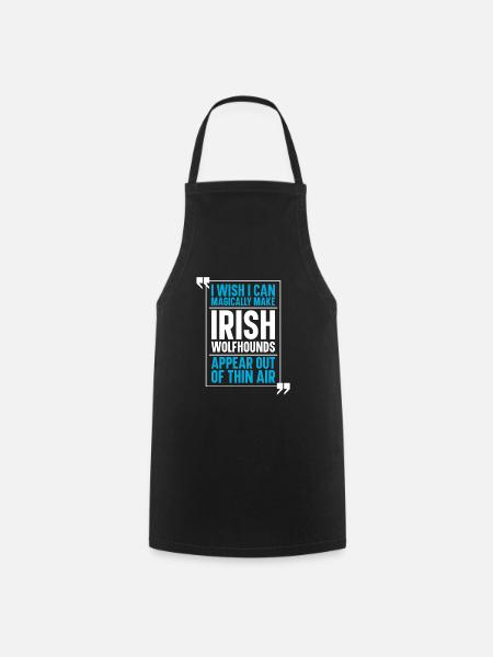 Chien loup irlandais - Tablier de cuisine - noir