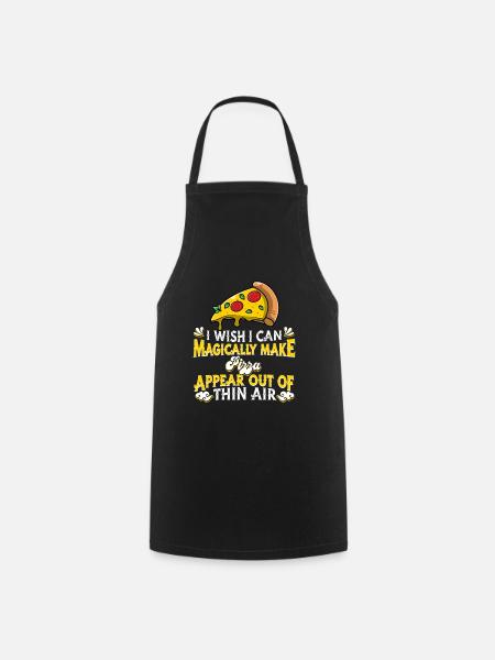 Pizza - Kochschürze - Schwarz