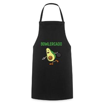 Bowling - Cooking Apron - black - Front - AI Model Male 185 dark (185cm)