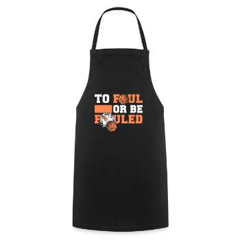 Basketball Basketballer - Cooking Apron - black - Front - AI Model Male 185 dark (185cm)
