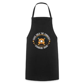 Gold Mining Gold Mine - Cooking Apron - black - Front - AI Model Male 185 dark (185cm)