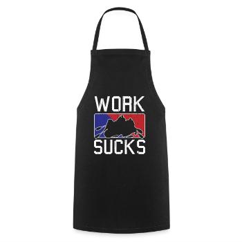 Rafting White Water Canoe Kayak - Cooking Apron - black - Front - AI Model Male 185 dark (185cm)