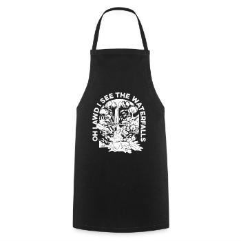 Rafting White Water Canoe Kayak - Cooking Apron - black - Front - AI Model Male 185 dark (185cm)