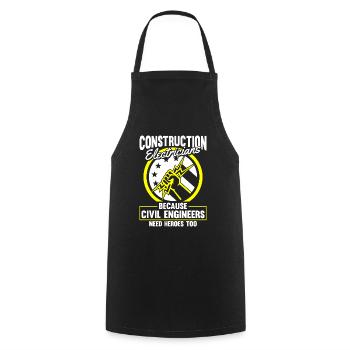 Electrician Electrical Engineer Electronics Technician - Cooking Apron - black - Front - AI Model Male 185 dark (185cm)