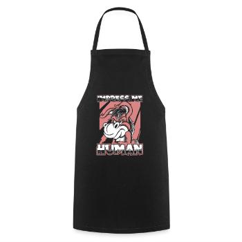 Donkey - Cooking Apron - black - Front - AI Model Male 185 dark (185cm)