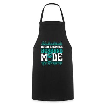 Sound Engineer Sound Engineer Husband - Cooking Apron - black - Front - AI Model Male 185 dark (185cm)