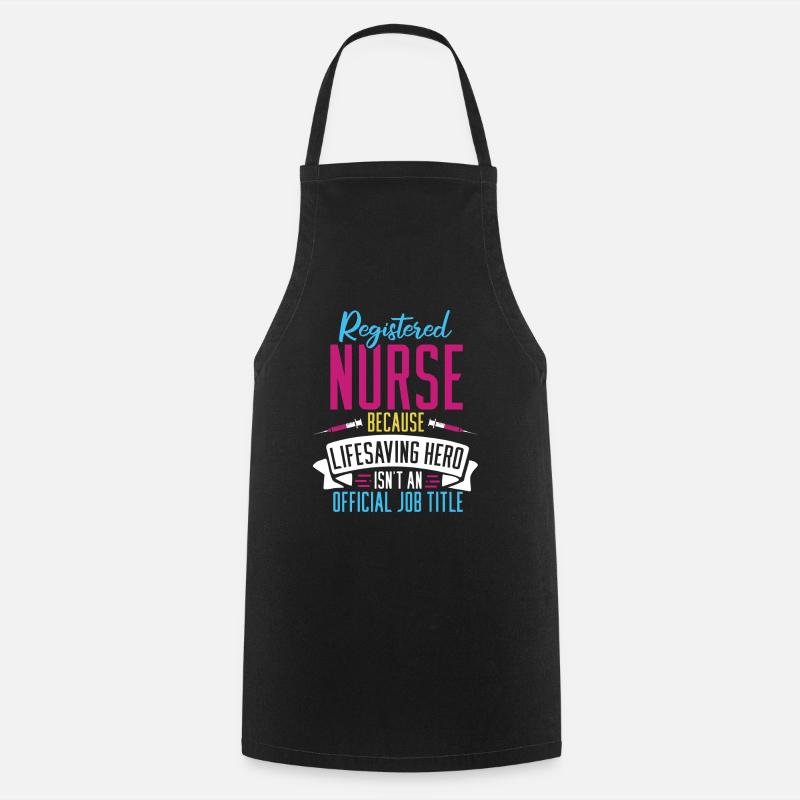 Infirmier - Tablier de cuisine - noir