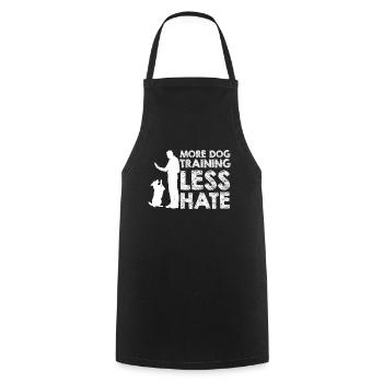 Dog trainer Dog trainer - Cooking Apron - black - Front - AI Model Male 185 dark (185cm)