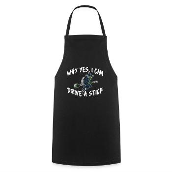 Halloween - Tablier de cuisine - noir - Devant - AI Model Male 185 dark (185cm)