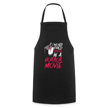 Halloween - Tablier de cuisine - noir - Devant - AI Model Male 185 dark (185cm)