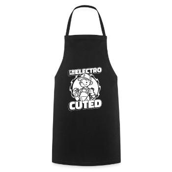 Electrician Electronics technician Construction electrician - Cooking Apron - black - Front - AI Model Male 185 dark (185cm)