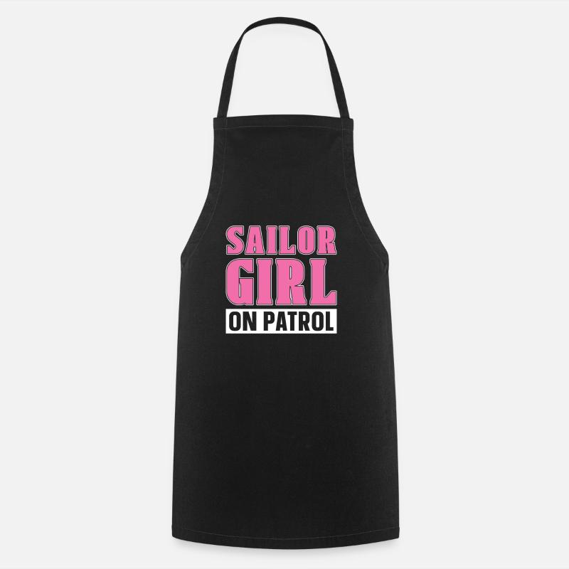 Voilier - Tablier de cuisine - noir