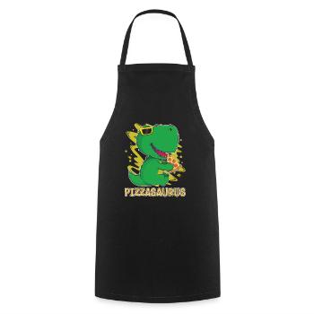 Dinosaurier Erwachsener Dinosaurier - Kochschürze - Schwarz - Vorne - AI Model Male 185 dark (185cm)