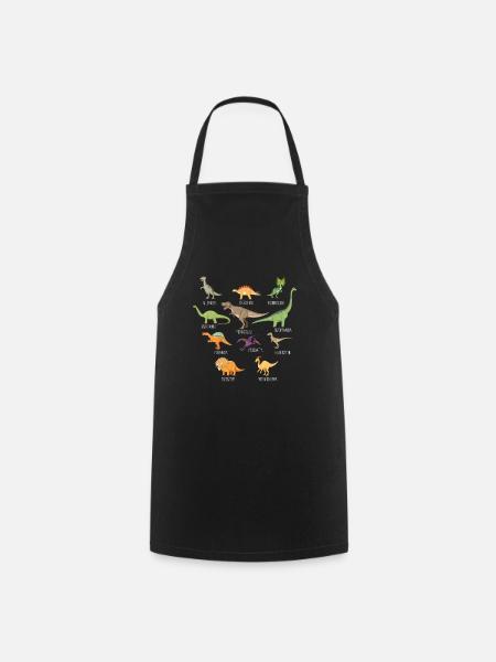 Dinosaur Adult dinosaur - Cooking Apron - black