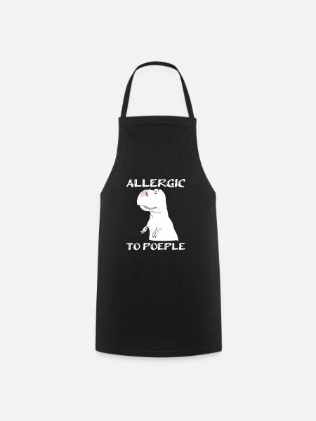 Dinosaur Adult dinosaur - Cooking Apron - black