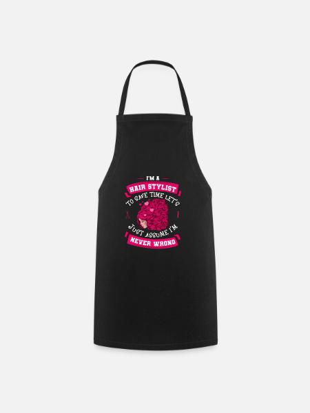 Coiffeur Coiffeur Coiffeur - Tablier de cuisine - noir