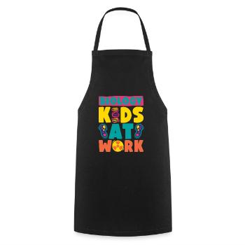 Biology Biologist Children Biology - Cooking Apron - black - Front - AI Model Male 185 dark (185cm)