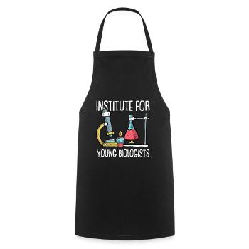 Biology Biologist Children Biology - Cooking Apron - black - Front - AI Model Male 185 dark (185cm)