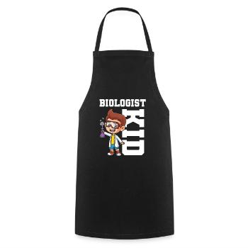 Biology Biologist Children Biology - Cooking Apron - black - Front - AI Model Male 185 dark (185cm)