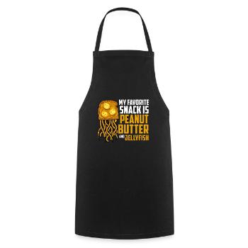 Marine Biologist Marine Biology Jellyfish - Cooking Apron - black - Front - AI Model Male 185 dark (185cm)