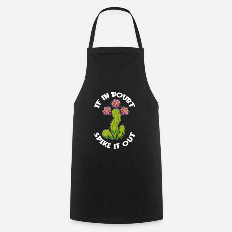 Cactus Jardin Cactus - Tablier de cuisine - noir
