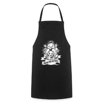 Cactus Garden Cactus - Cooking Apron - black - Front - AI Model Male 185 dark (185cm)