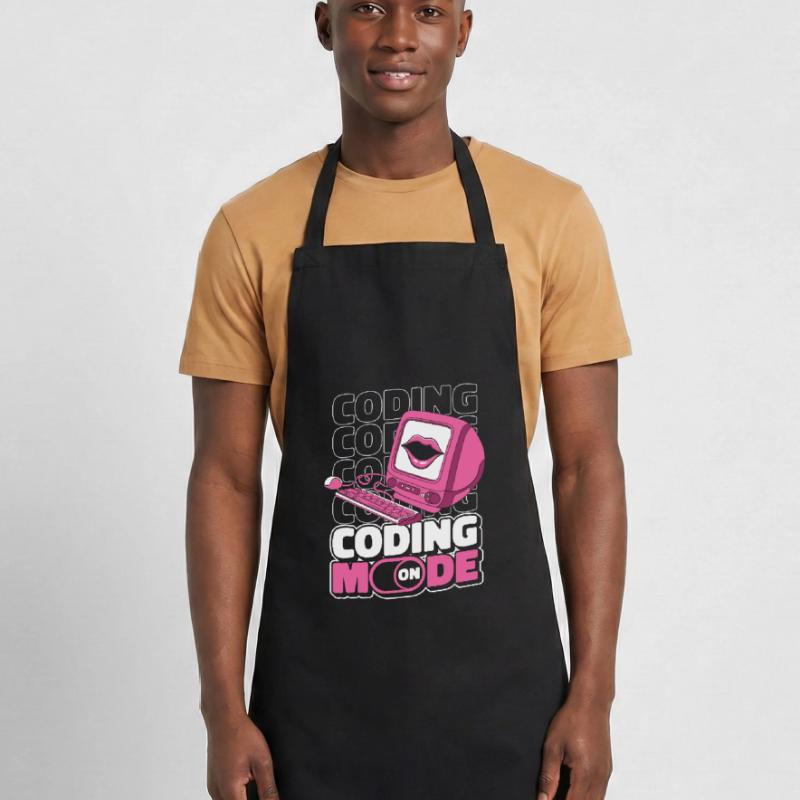 Entwickler Coder Programmierer Modus An Kochschürze