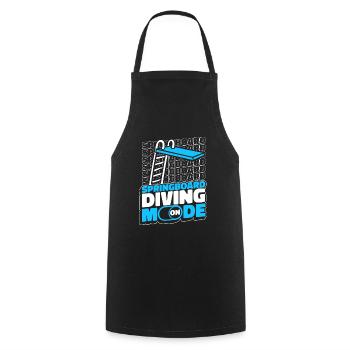 Mode plongeur plongeur - Tablier de cuisine - noir - Devant - AI Model Male 185 dark (185cm)