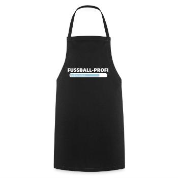 Installiere Fussball Profi (1100V) - Kochschürze - Schwarz - Vorne - AI Model Male 185 dark (185cm)