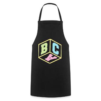 BabyBlock - Cooking Apron - black - Front - AI Model Male 185 dark (185cm)