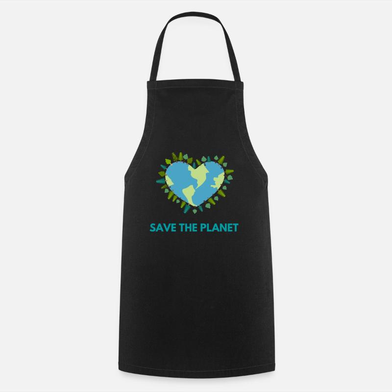 Save The Planet ! - Tablier de cuisine - noir