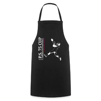 American Football - Kochschürze - Schwarz - Vorne - AI Model Male 185 dark (185cm)