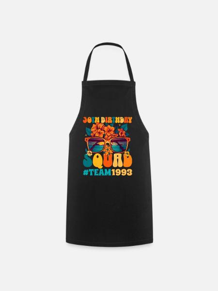 1993 Groupe De Filles 30 Ans Anniversaire - Tablier de cuisine - noir