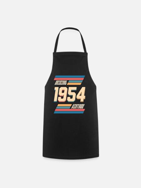 Original 1954 Anniversaire 70 Ans Anniversaire - Tablier de cuisine - noir