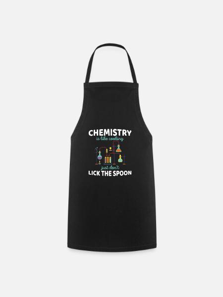 Chimiste flacon de laboratoire chimiste disant cadeau - Tablier de cuisine - noir