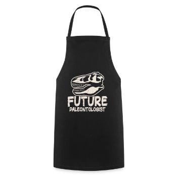 Future Paleontologist Paleontology Dinosaurs Fan - Cooking Apron - black - Front - AI Model Male 185 dark (185cm)