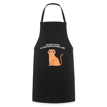 Design étudiant pour les jeunes fiers Pinoys - Tablier de cuisine - noir - Devant - AI Model Male 185 dark (185cm)