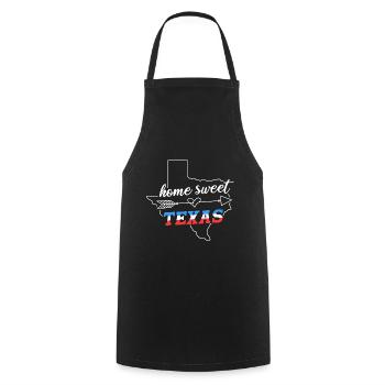 Heimat in Texas Design für stolze Texaner - Kochschürze - Schwarz - Vorne - AI Model Male 185 dark (185cm)