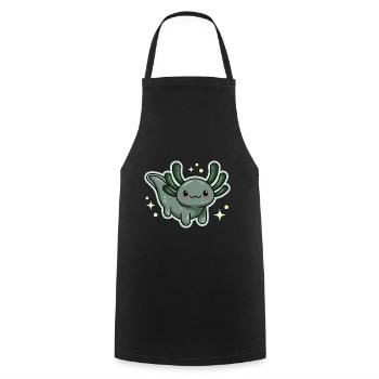 Conception d’axolotl de type sauvage pour les amateurs d’axolotl - Tablier de cuisine - noir - Devant - AI Model Male 185 dark (185cm)