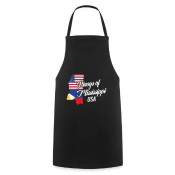 Filipinos of Mississippi Design for Proud - Cooking Apron - black - Front - AI Model Male 185 dark (185cm)