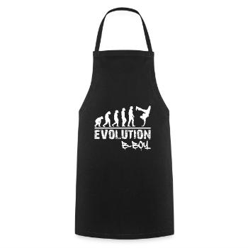 Breakdance Evolution B-Boy Breakdancer Gift - Tablier de cuisine - noir - Devant - AI Model Male 185 dark (185cm)