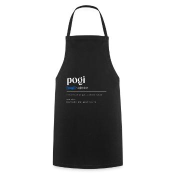 Pogi Design für stolze Pinoys - Kochschürze - Schwarz - Vorne - AI Model Male 185 dark (185cm)