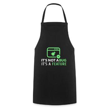 Drôle de chemise en informatique pour les techniciens informatiques - Tablier de cuisine - noir - Devant - AI Model Male 185 dark (185cm)
