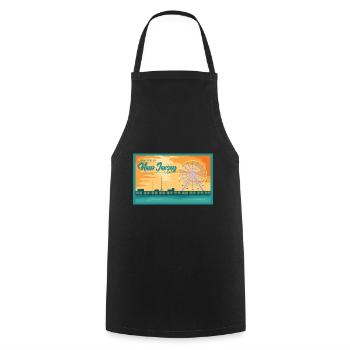 New Jersey Fil-Am Design for Proud Pinoys - Cooking Apron - black - Front - AI Model Male 185 dark (185cm)