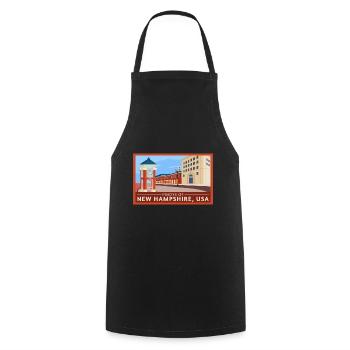 New Hampshire Fil-Am design for proud Pinoys - Cooking Apron - black - Front - AI Model Male 185 dark (185cm)
