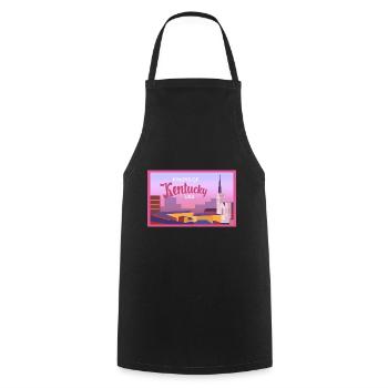 Kentucky Fil-Am Design pour les fiers Pinoys - Tablier de cuisine - noir - Devant - AI Model Male 185 dark (185cm)