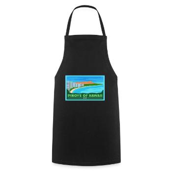 Hawaii Fil-Am Design for proud Pinoys - Cooking Apron - black - Front - AI Model Male 185 dark (185cm)